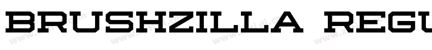 Brushzilla Regular字体转换 Brushzilla Regular字体转换